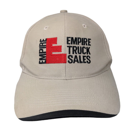 Empire Truck Sales Freightliner Strapback Hat Tan One Size Embroidered