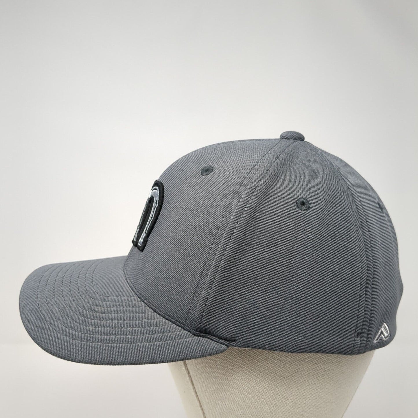 Billings Mustangs Fitted Hat Gray 7 3/8-8 Performance Pacific Headwear