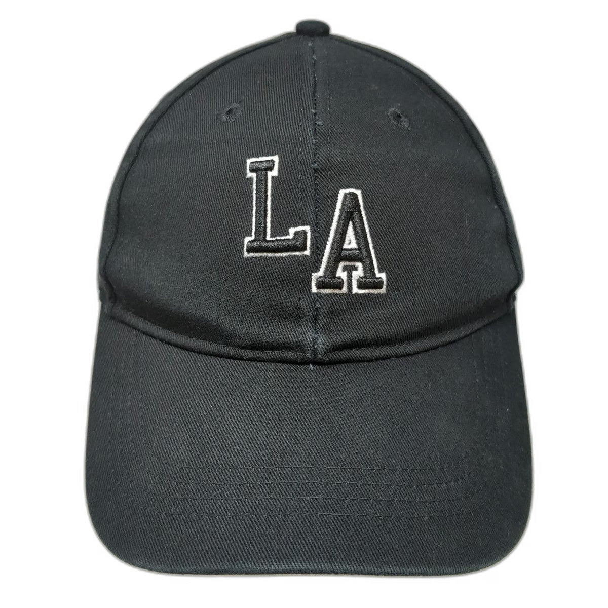 Primark Baseball Cap Black One Size LA California Embroidered Slideback Hat