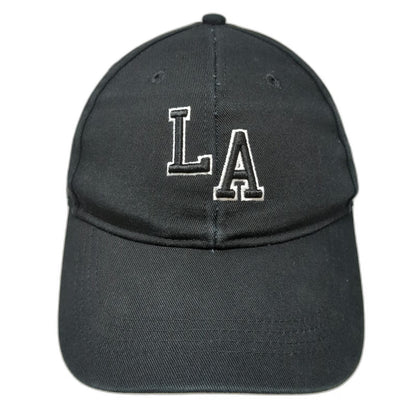 Primark Baseball Cap Black One Size LA California Embroidered Slideback Hat