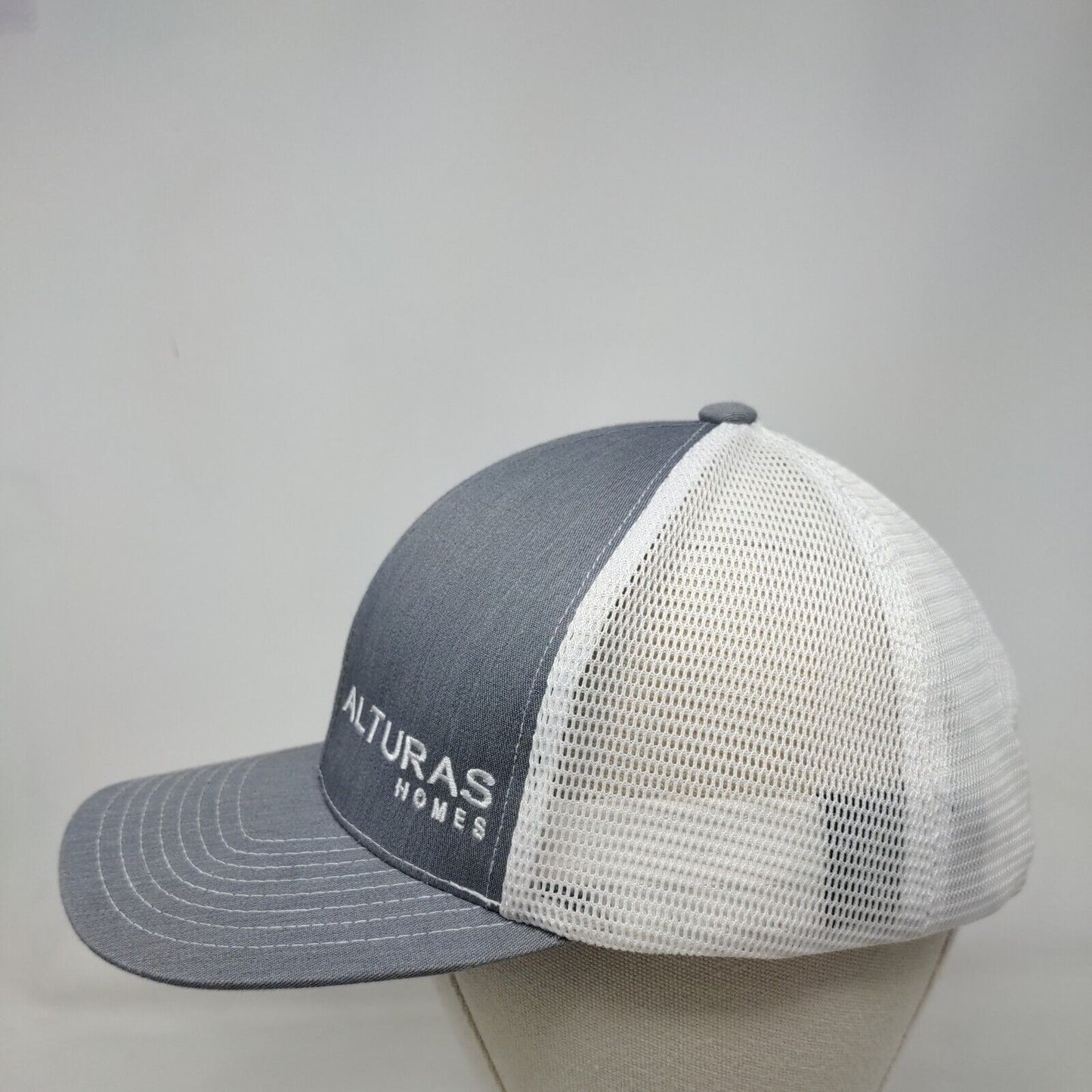 Alturas Homes Snapback Trucker Hat Gray One Size Mesh Back Pacific Headwear