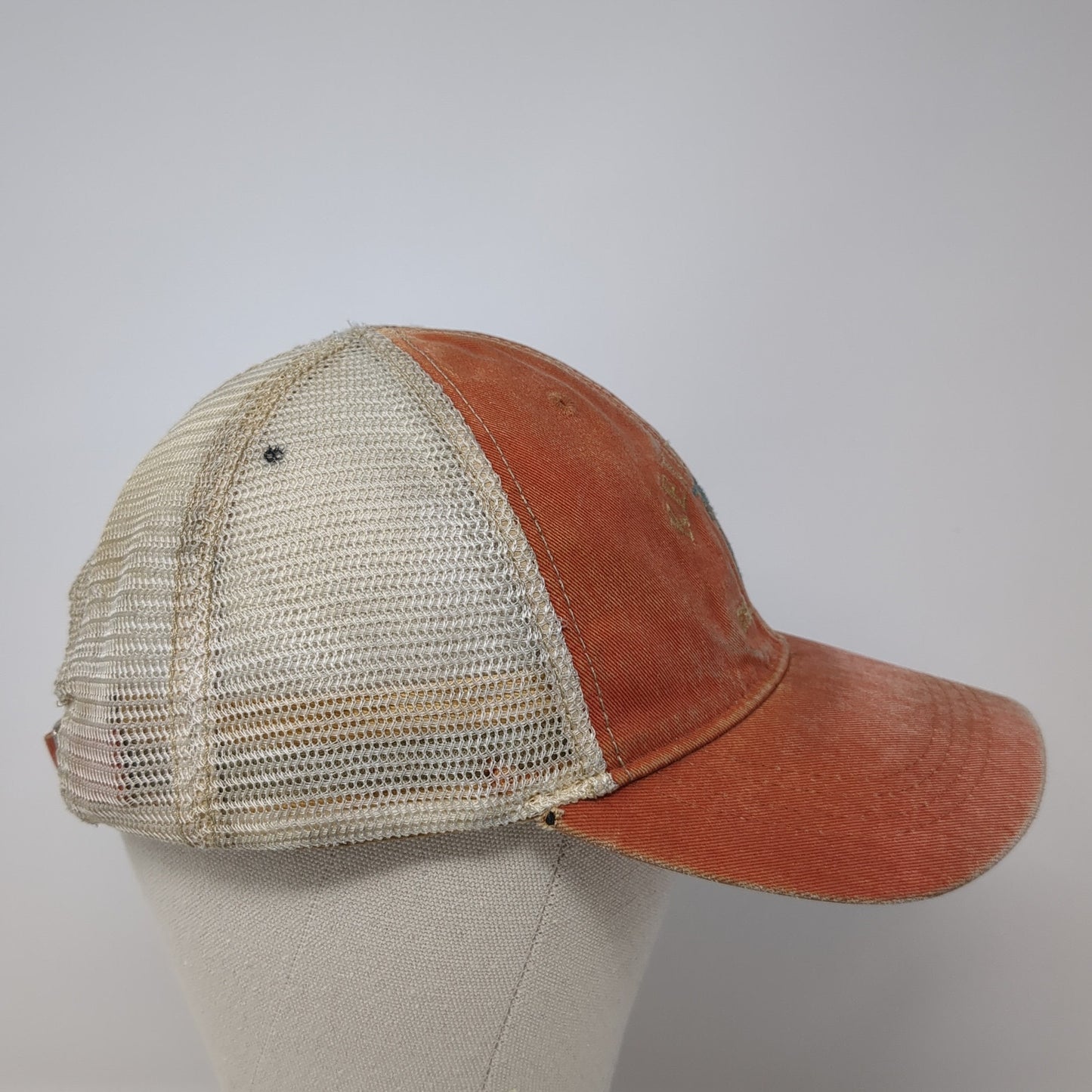 Key West Est. 1822 Trucker Hat Orange One Size Adjustable Mesh Back Headmost