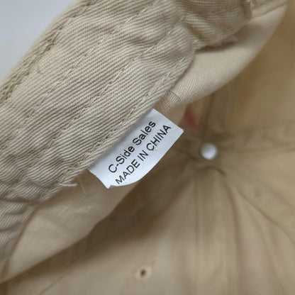C-Side Sales Baseball Cap Beige One Size Strapback Palmetto Moon Hilton Head Hat