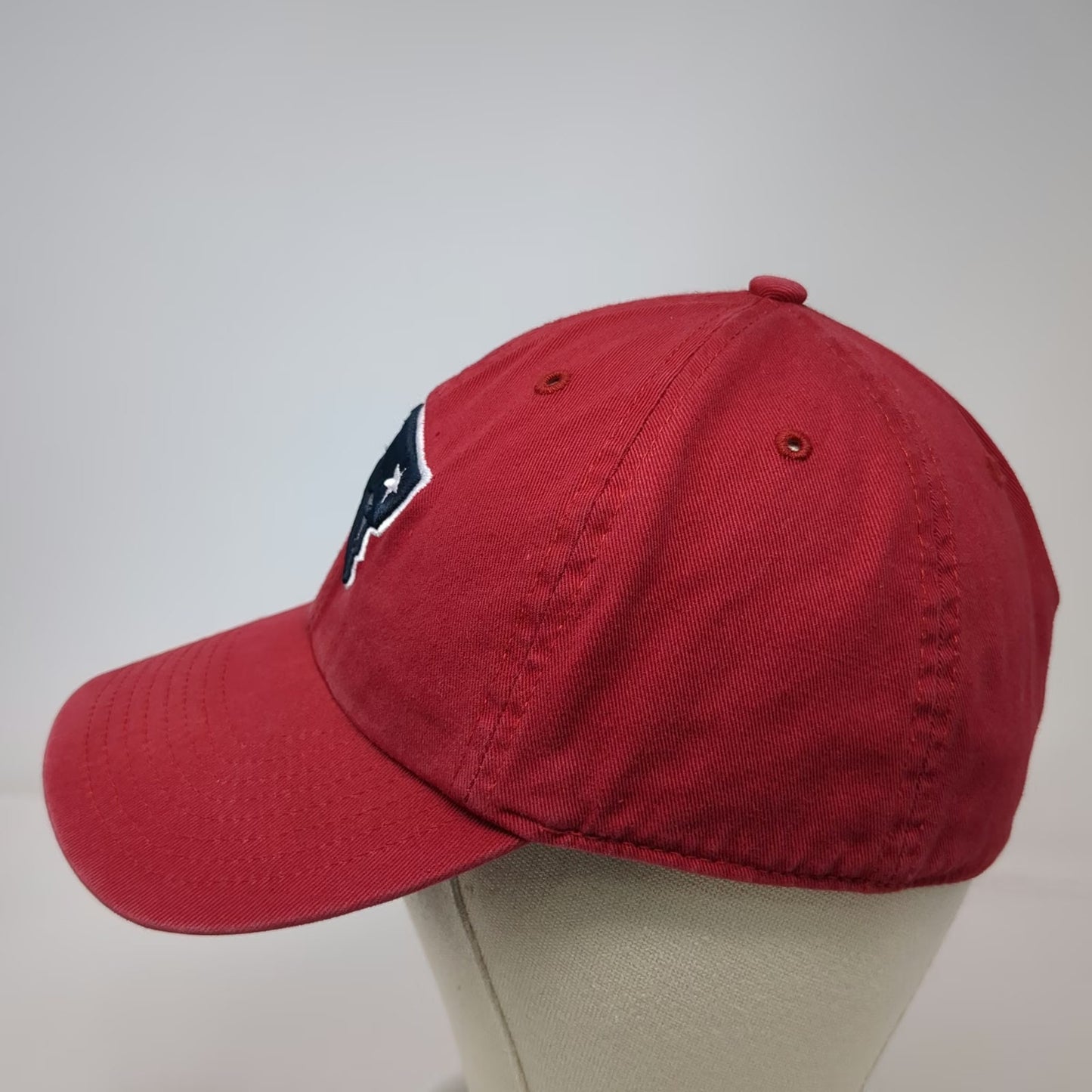 '47 Brand New England Patriots NFL Red M Relaxed Fit Cap Hat Embroidered Logo