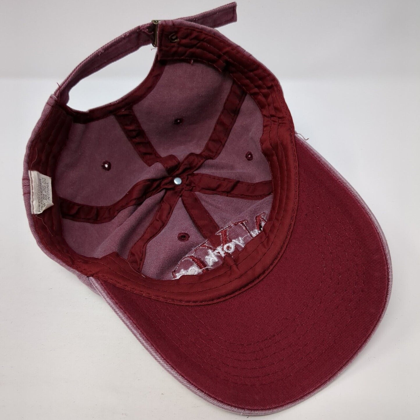 NYC New York City Slideback Hat Red One Size Adjustable Embroidered