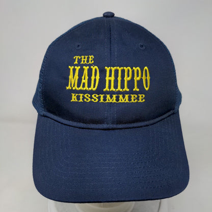 The Mad Hippo Kissimmee Snapback Mesh Back Trucker Hat Blue One Size
