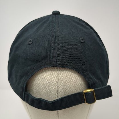 Brooklyn Basketball Baseball Cap Black One Size Cotton Slideback Hat Buckle Brim