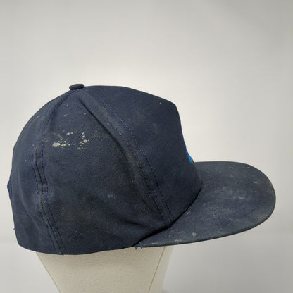 Albertsons Snapback Hat Blue One Size Adjustable Embroidered 6 Panel Cintas