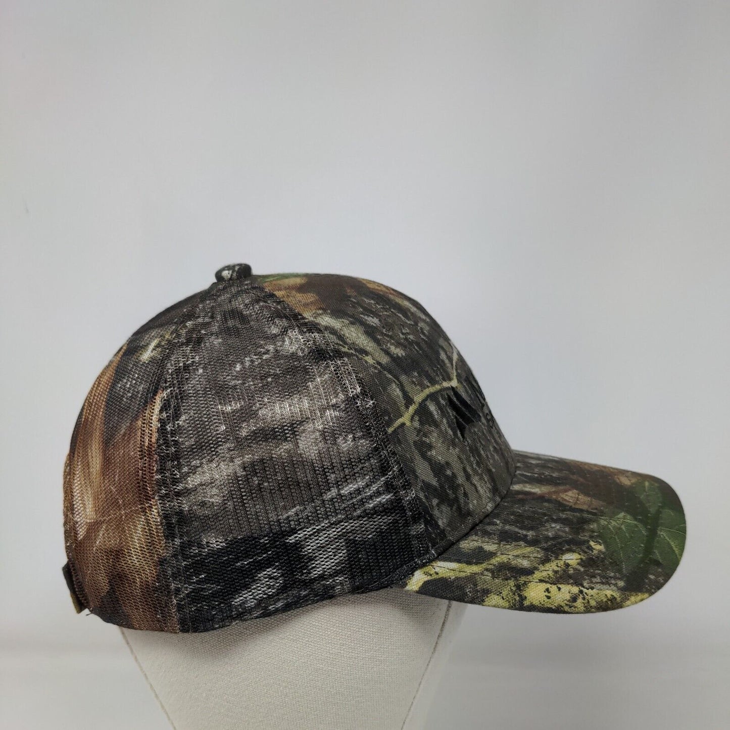 Machias Savings Bank Snapback Mesh Back Trucker Hat Camo One Size
