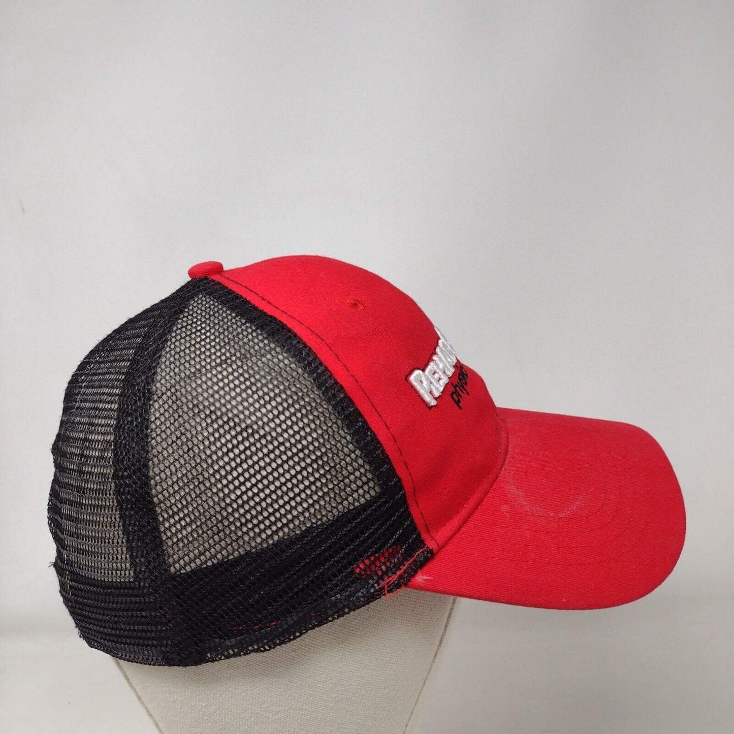 Rehab Authority Physical Therapy Snapback Trucker Hat Red One Size Cap America
