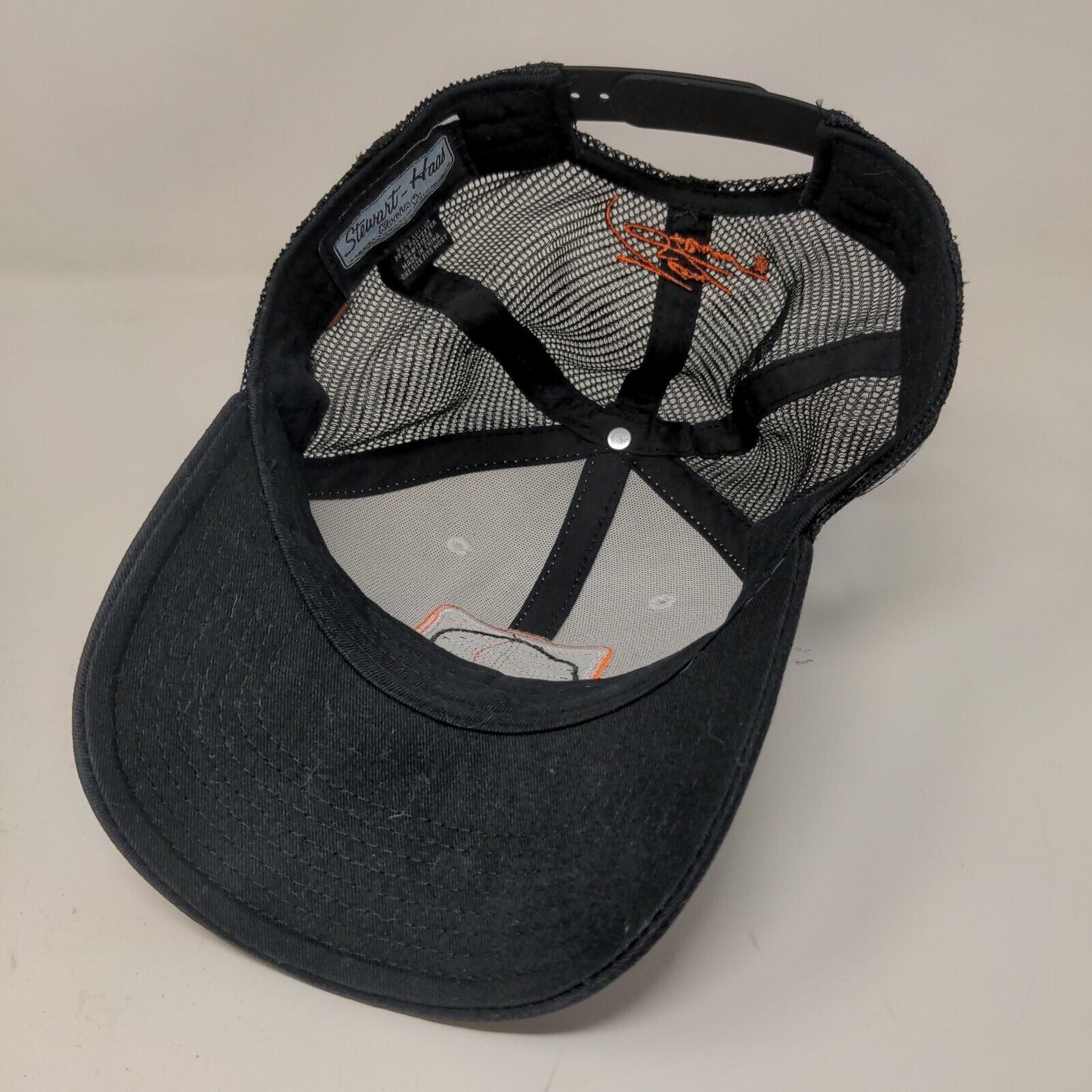 Stewart Haas Racing Men's Snapback Mesh Back Hat Black White OSFM Tony Stewart