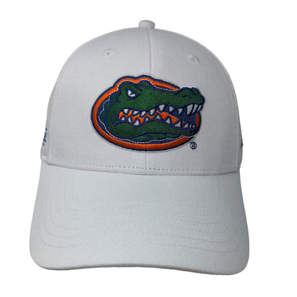 Florida Gators Men's Slideback Hat White Adjustable Embroidered Logo Cotton
