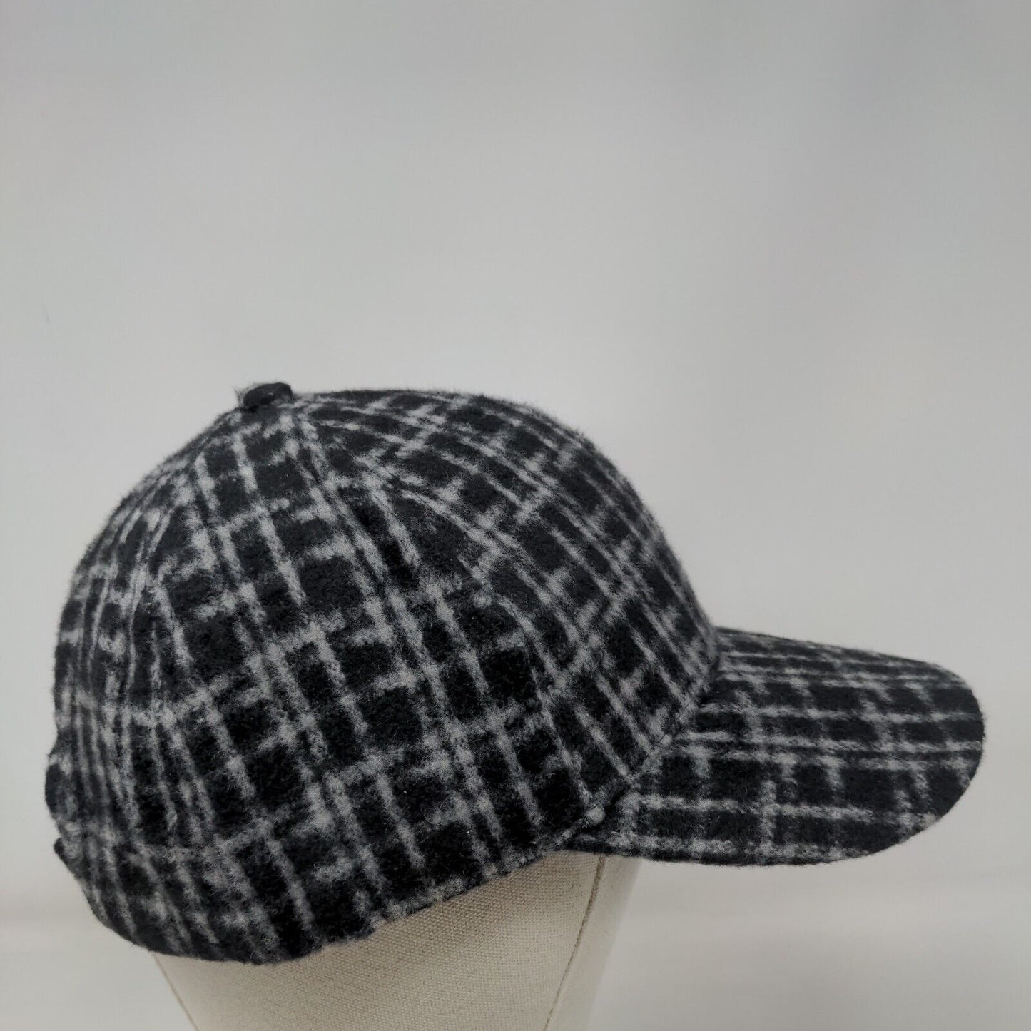 David And Young Strapback Hat Multicolor One Size Plaid 6 Panel