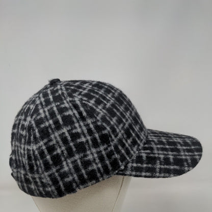 David And Young Strapback Hat Multicolor One Size Plaid 6 Panel
