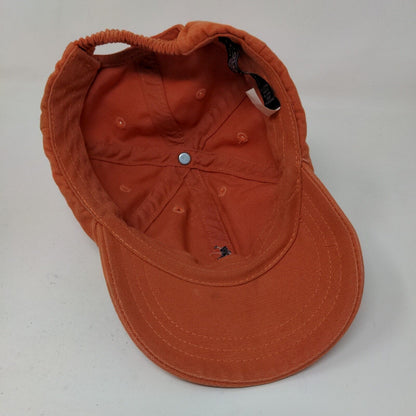 Polo Ralph Lauren Baby Hat Orange Embroidered Pony Logo 100% Cotton