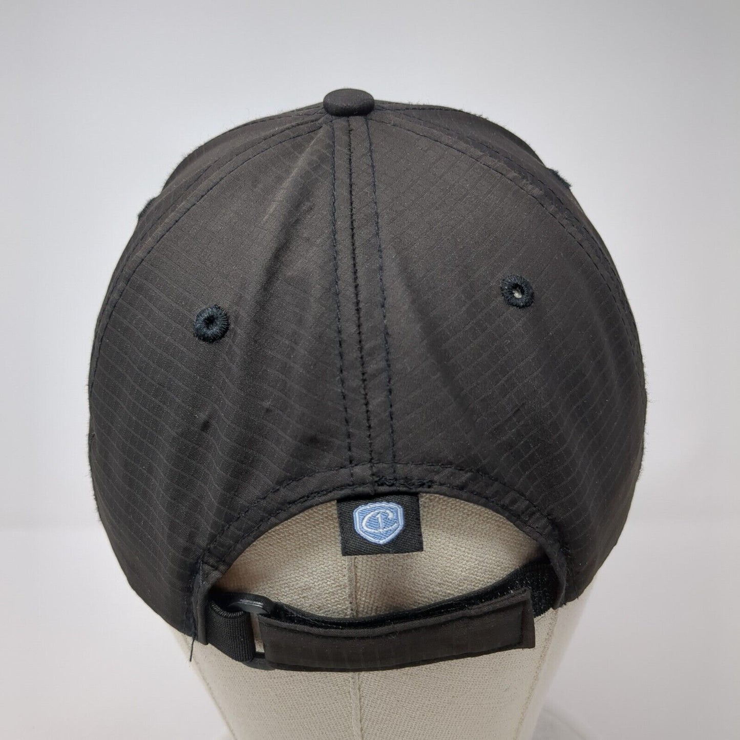 Wesco Strapback Golf Hat Black One Size Adjustable Cap America 6 Panel