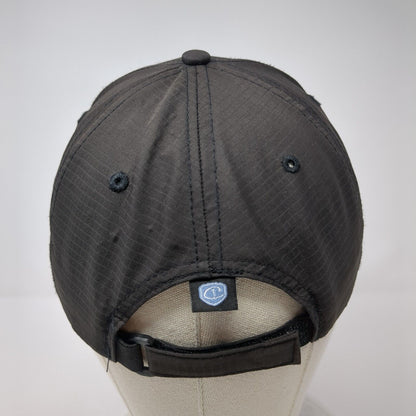 Wesco Strapback Golf Hat Black One Size Adjustable Cap America 6 Panel
