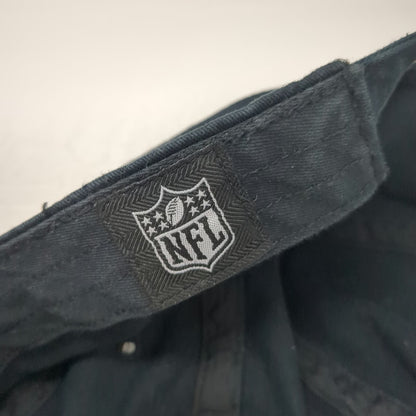 OTS Las Vegas Raiders NFL Black Cap One Size Embroidered Logo Cotton Slideback