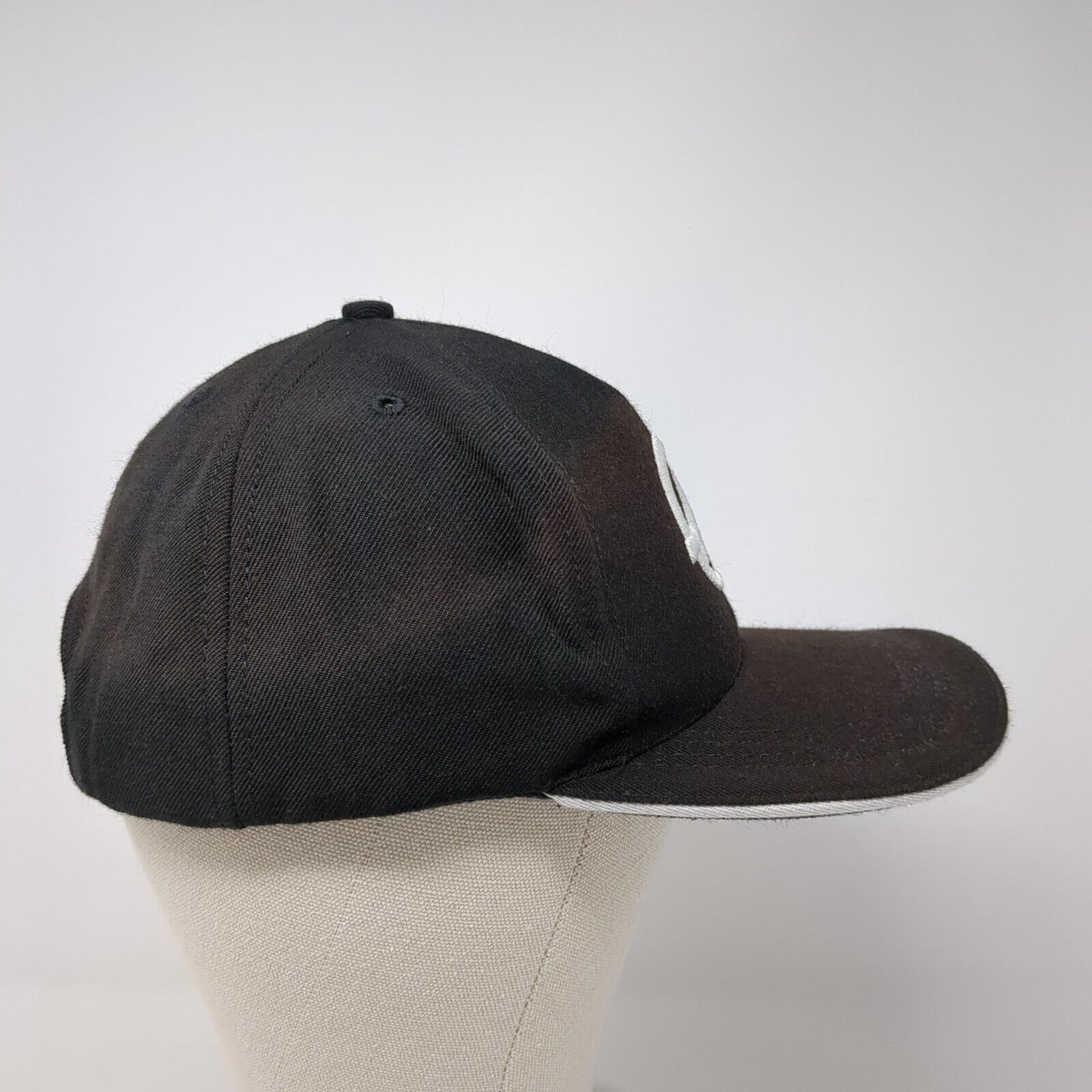 Haas Snapback Hat Black One Size Adjustable Embroidered 6 Panel Graffiti