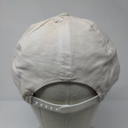 Michigan Snapback Rope Hat White OSFA Adjustable Solid Outdoor