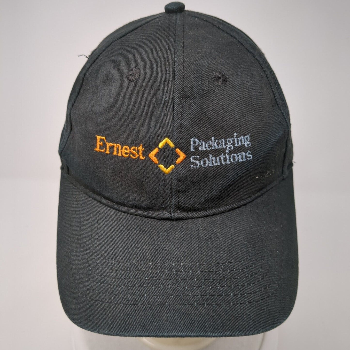 Ernest Packaging Solutions Strapback Hat Black OS Adjustable Pacific Headwear