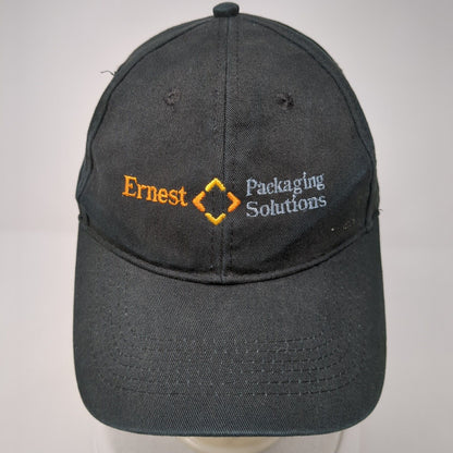 Ernest Packaging Solutions Strapback Hat Black OS Adjustable Pacific Headwear