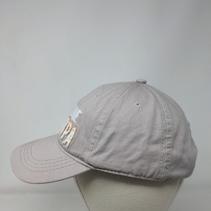 Awesome Grandpa Slideback Hat Gray OSFA Adjustable Embroidered Man Made Pavilion