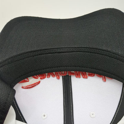 TaylorMade Baseball Cap White Blue One Size Adjustable Logo Golf Hat Polyester