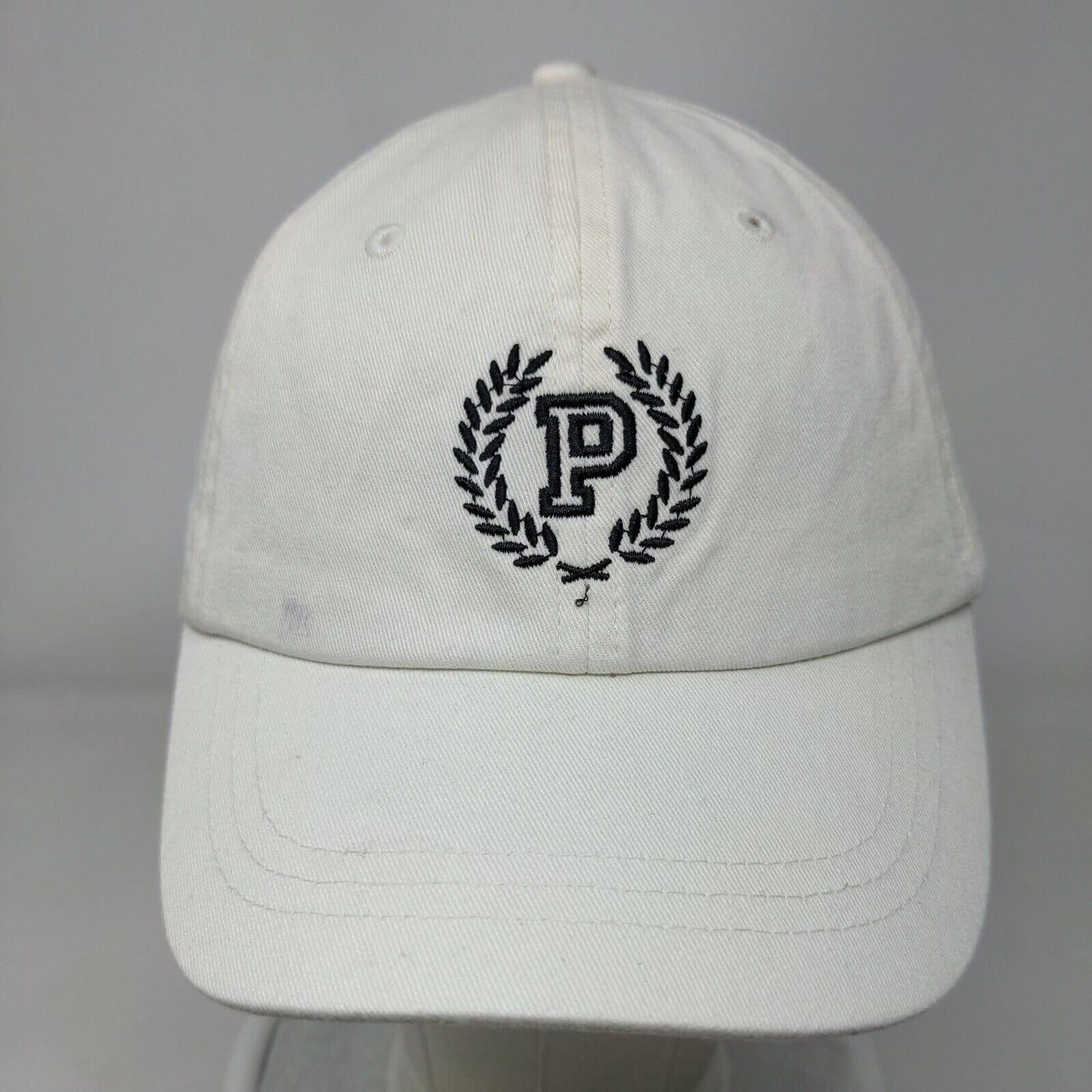 Victoria's Secret PINK Slideback Hat Cream One Size Embroidered Solid