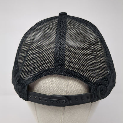 Brsc Boise Racquet and Swim Club Snapback Trucker Hat Black One Size Mesh Back