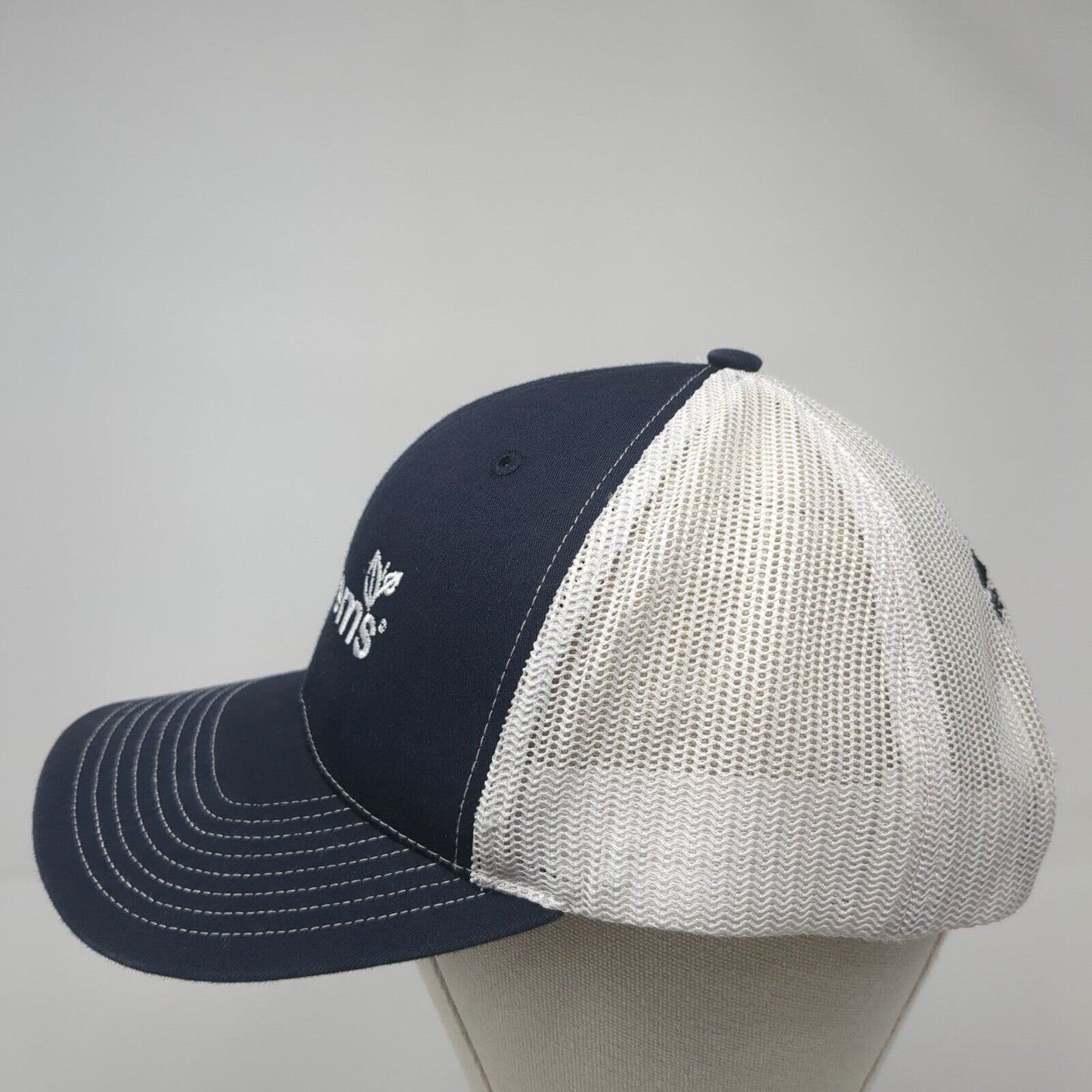 Nunhems Snapback Trucker Hat Blue One Size Adjustable Mesh Back Richardson
