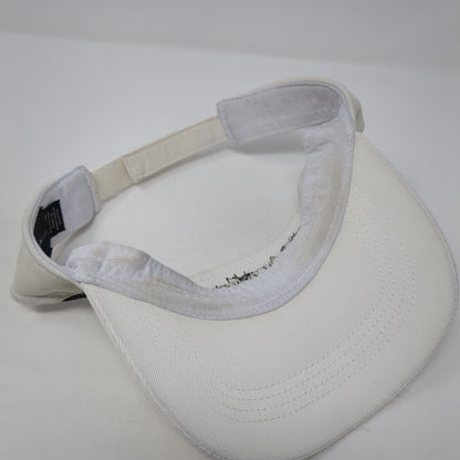 Goodwood Barbecue Company Strapback Visor Hat White One Size Sport-Tek
