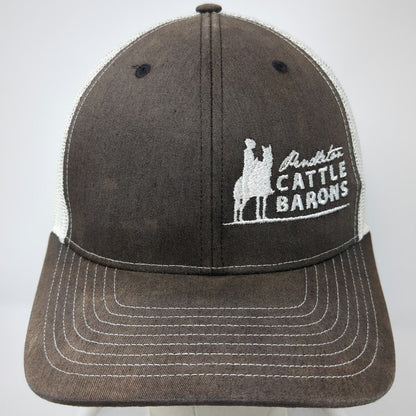Richardson Trucker Hat Black One Size Pendleton Cattle Barons Mesh Snapback
