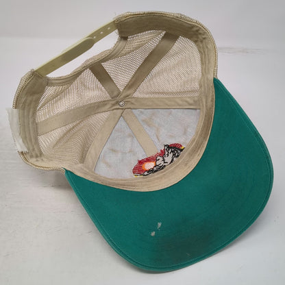 Green Trucker Hat City of Rocks National Reserve One Size Snapback Mesh Back