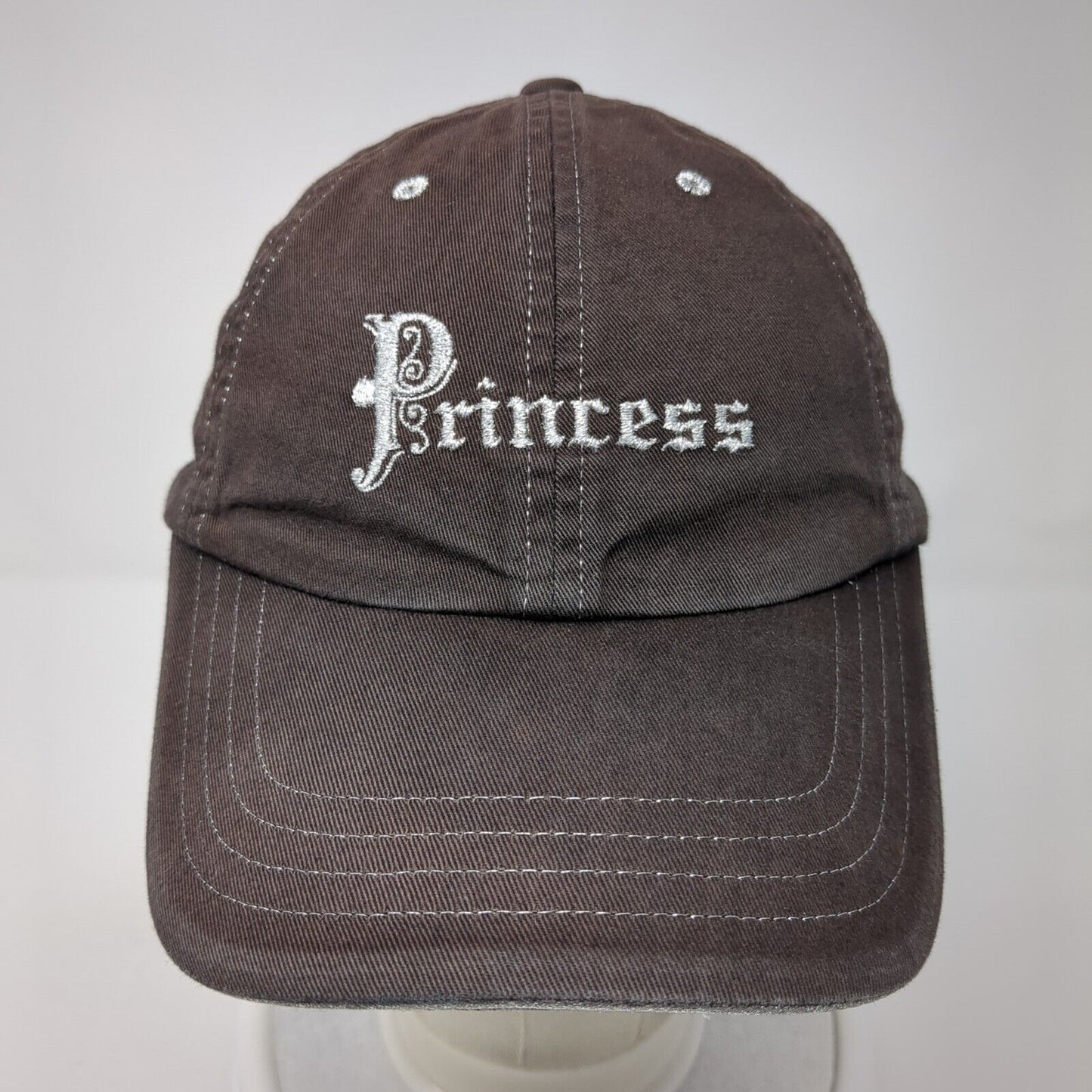 Princess Strapback Hat Black One Size Adjustable Disneyland Resorts