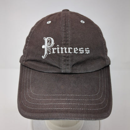 Princess Strapback Hat Black One Size Adjustable Disneyland Resorts
