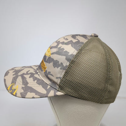 Maxcatch Trucker Hat Gray Camo Fish Logo One Size Snapback Mesh Fishing Outdoor