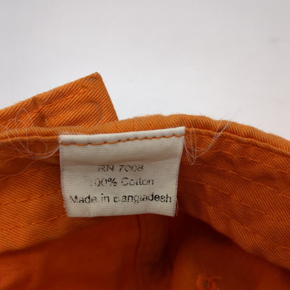 Unbranded Slideback Hat Orange One Size Adjustable Blank Solid Outdoor