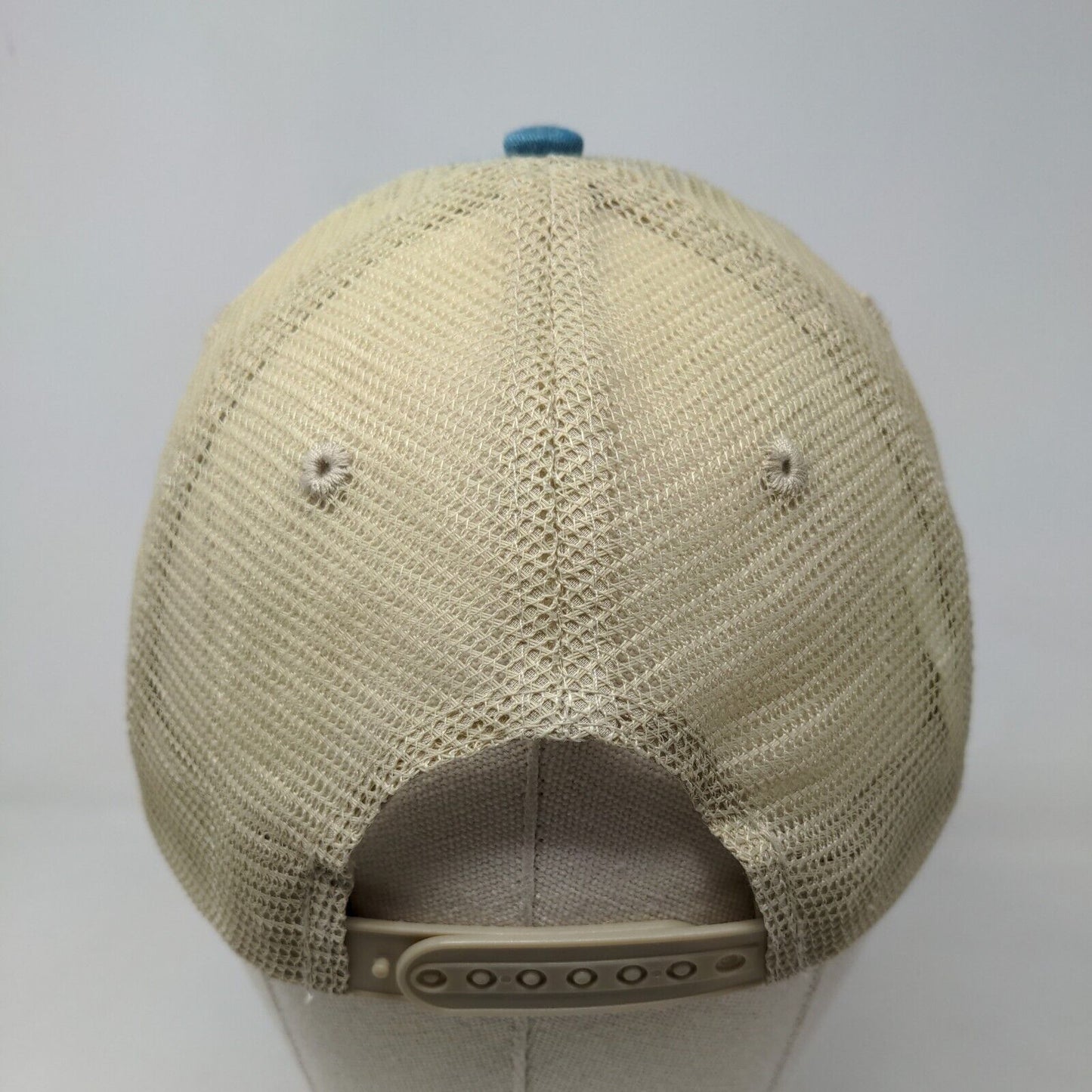 Liliuokalani Ice Cream Men's Snapback Mesh Back Hat Blue Adjustable Embroidered