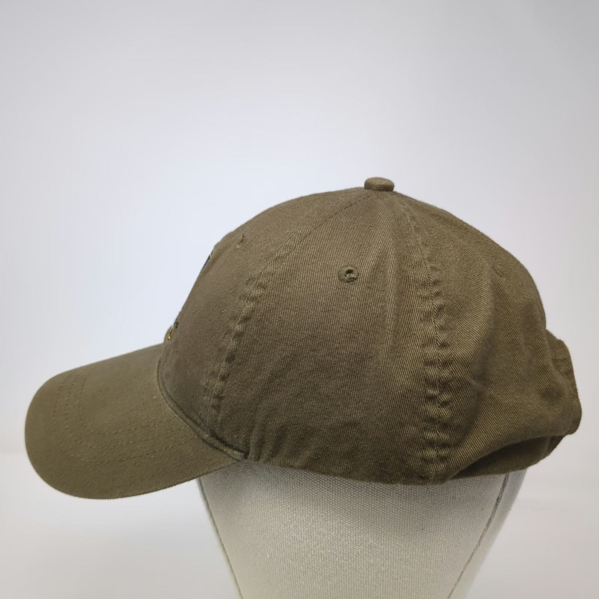 U.S. Army Baseball Cap Brown One Size Adjustable Strapback Star Logo Hat