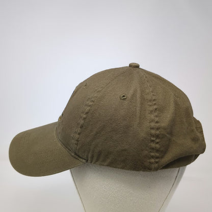 U.S. Army Baseball Cap Brown One Size Adjustable Strapback Star Logo Hat