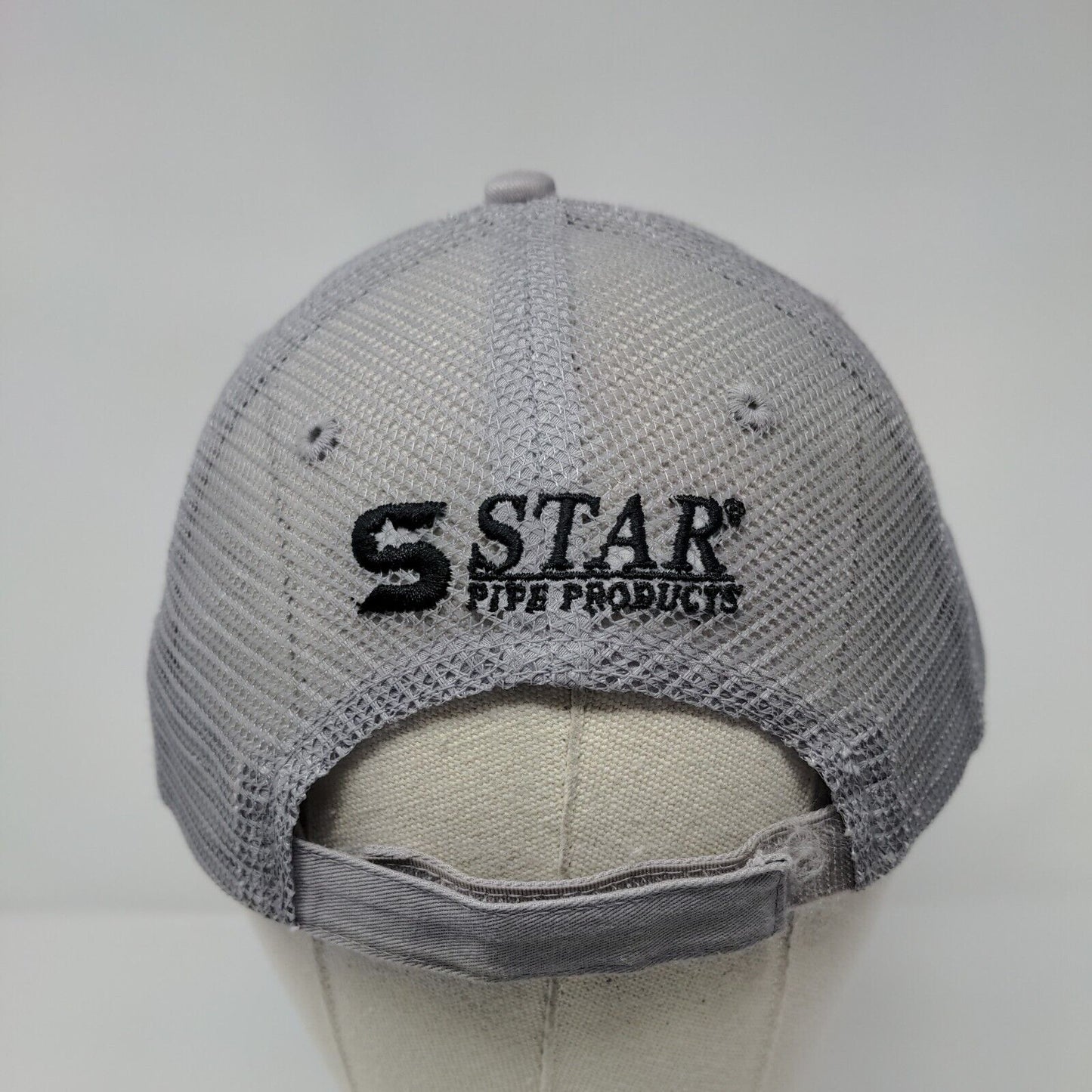 HD Supply Waterworks Strapback Trucker Hat Black One Size Mesh Back