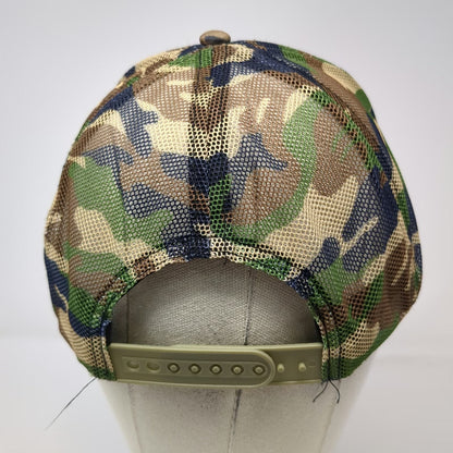 Carquest Trucker Hat Brown One Size Camo Mesh Back Snapback Auto Parts Logo