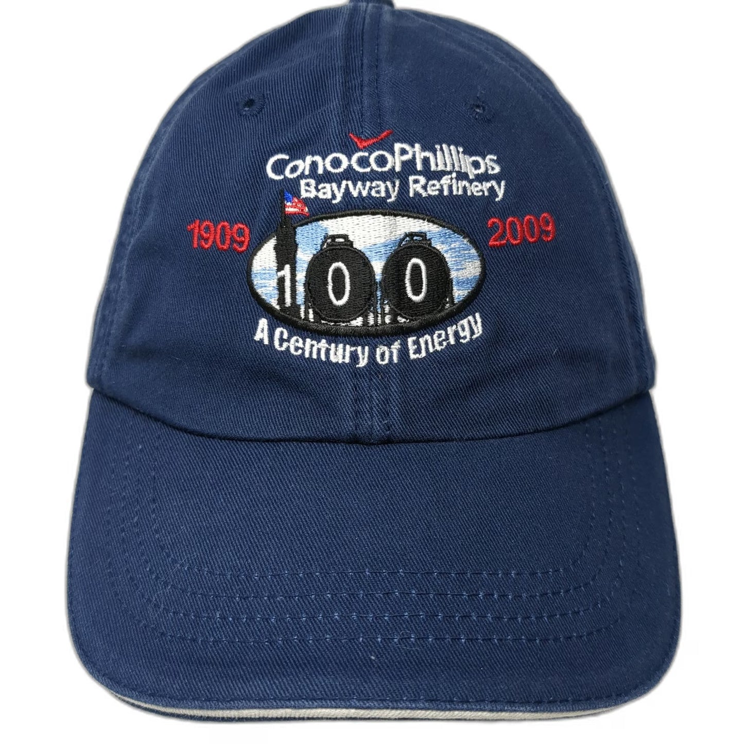 Bayside Baseball Cap Blue One Size ConocoPhillips Refinery 100th Anniversary hat