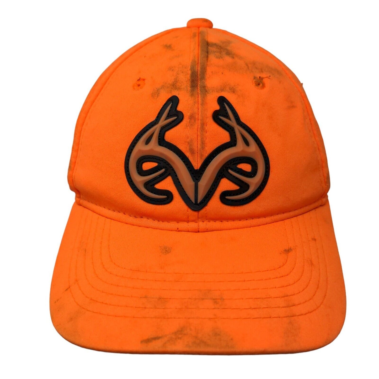 Realtree Strapback Hat Orange OSFM Adjustable Embroidered 6 Panel Outdoor Cap