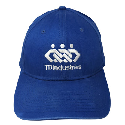 TDIndustries Logo Fitted Hat Blue XL Embroidered Mustache New Era