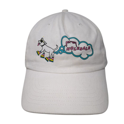 Pit Viper Holesale Slideback Hat White OS Adjustable Dog Print BIG X Cotton