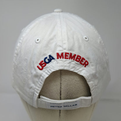 Peter Millar Baseball Cap White One Size 126th US Open Shinnecock Hills USGA Hat