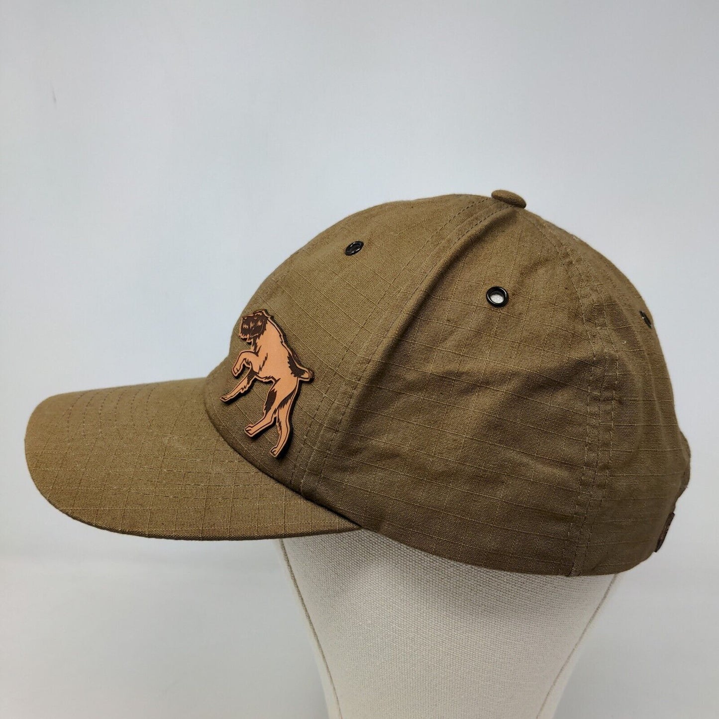 Richardson Outdoor Men's Slideback Hat Brown Adjustable Dog Logo Cotton