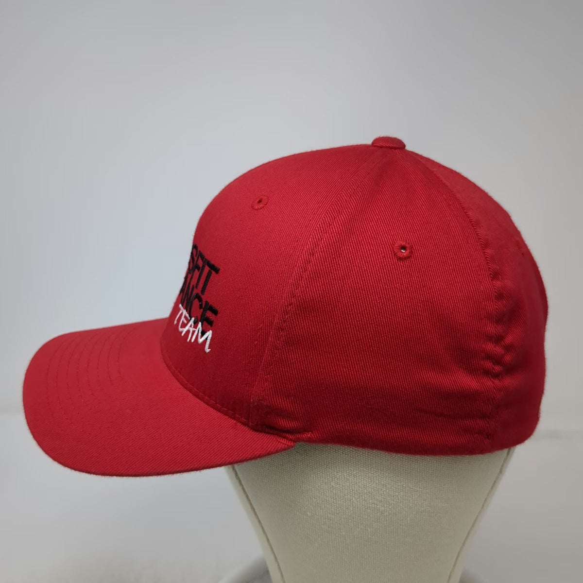Flexfit Baseball Cap Red M CrossFit Endurance Team Arbor Gym Athletic Hat